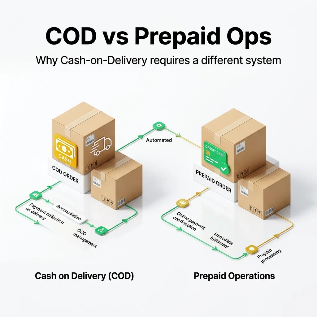 Why COD Orders Require a Different Ops System Than Prepaid